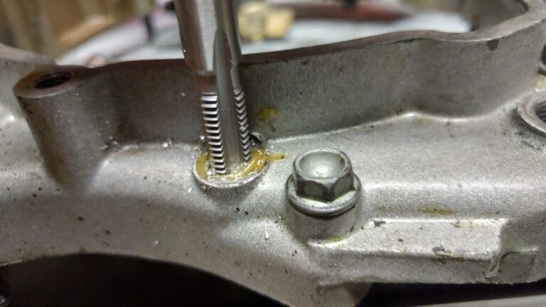 Damaged Aluminum Thread Repair